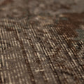 Vintage Isparta Turkish Area Rug 5x8 ft — Gray & Brown Floral