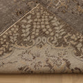 Vintage Isparta Turkish Area Rug 6x9 ft — Gray & Brown Distressed (No. 39592)