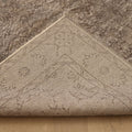 Vintage Isparta Turkish Area Rug 5x9 ft — Gray Floral