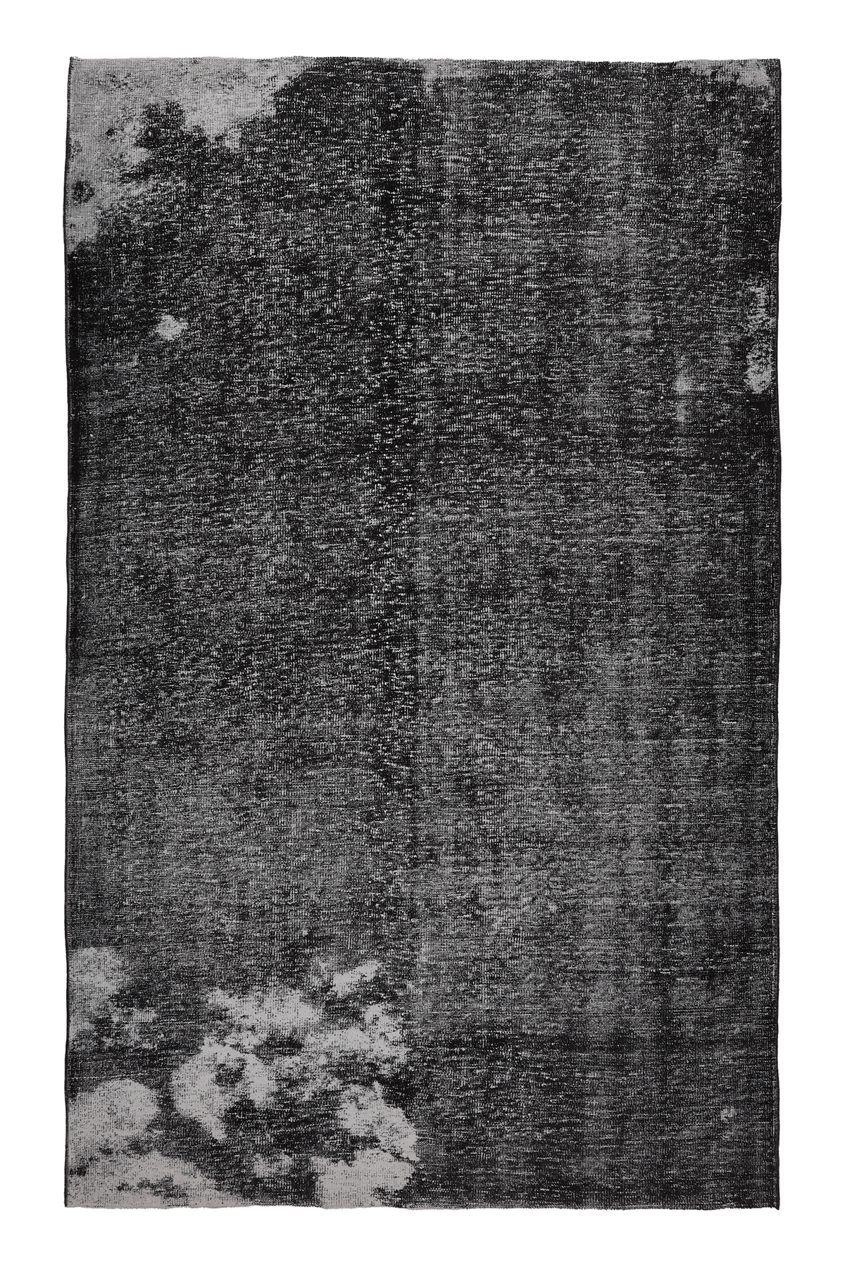 Vintage Manisa Turkish Area Rug 6x10 ft — Gray Overdyed