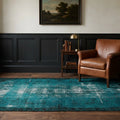 Turkish Area Rug in a styled room