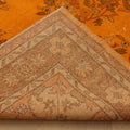 Vintage Isparta Turkish Area Rug 6x10 ft — Orange & Brown Overdyed (No. 39599)