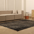Vintage Manisa Turkish Area Rug 6x8 ft — Gray Overdyed