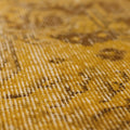 Vintage Isparta Turkish Area Rug 5x9 ft — Yellow & Brown Overdyed