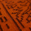 Vintage Manisa Turkish Area Rug 6x9 ft — Orange Overdyed
