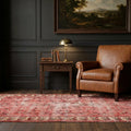 Turkish Area Rug in a styled room