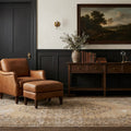 Turkish Area Rug in a styled room
