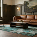 Turkish Area Rug in a styled room