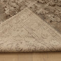 Vintage Manisa Turkish Area Rug 6x9 ft — Beige & Brown Distressed