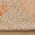 Vintage Manisa Turkish Area Rug 5x9 ft — Orange & Beige Distressed (No. 39911)
