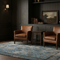 Turkish Area Rug in a styled room