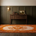 Turkish Area Rug in a styled room