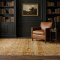 Turkish Area Rug in a styled room