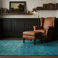 Turkish Area Rug in a styled room