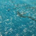 Vintage Isparta Turkish Area Rug 6x10 ft — Blue Overdyed