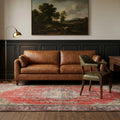 Turkish Area Rug in a styled room