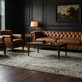 Turkish Area Rug in a styled room