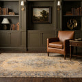 Turkish Area Rug in a styled room
