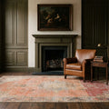 Turkish Area Rug in a styled room