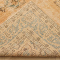 Vintage Isparta Turkish Area Rug 7x10 ft — Beige Floral