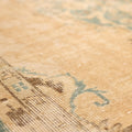 Vintage Isparta Turkish Area Rug 7x10 ft — Beige Floral