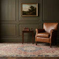 Turkish Area Rug in a styled room