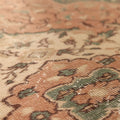 Vintage Isparta Turkish Area Rug 6x9 ft — Red & Green Floral (No. 39977)