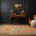 Turkish Area Rug in a styled room
