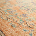 Vintage Manisa Turkish Area Rug 5x9 ft — Orange Floral
