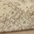 Vintage Manisa Turkish Area Rug 5x9 ft — Beige Floral (No. 39981)