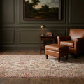 Turkish Area Rug in a styled room