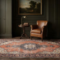 Turkish Area Rug in a styled room