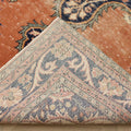 Vintage Isparta Turkish Area Rug 5x9 ft — Orange Floral (No. 39984)