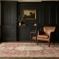 Turkish Area Rug in a styled room
