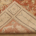Vintage Isparta Turkish Area Rug 6x10 ft — Red & Beige Floral (No. 39986)