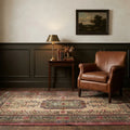 Turkish Area Rug in a styled room