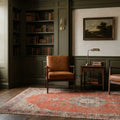 Turkish Area Rug in a styled room