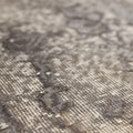 Vintage Isparta Turkish Area Rug 5x9 ft — Gray Overdyed (No. 40010)