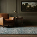 Turkish Area Rug in a styled room