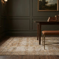 Turkish Area Rug in a styled room