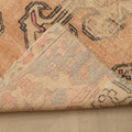 Vintage Nevşehir Turkish Runner Rug 3x7 ft — Beige & Brown Distressed