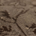 Vintage Isparta Turkish Area Rug 6x9 ft — Gray & White Distressed