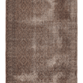 Vintage Isparta Turkish Area Rug 5x9 ft — Brown & Beige Floral (No. 40079)