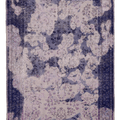 Vintage Isparta Turkish Area Rug 6x9 ft — Blue & Pink Overdyed