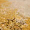 Vintage Isparta Turkish Area Rug 5x9 ft — Orange & Beige Distressed