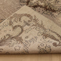 Vintage Isparta Turkish Area Rug 6x10 ft — Beige & Brown Floral