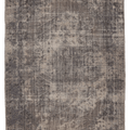 Vintage Manisa Turkish Area Rug 6x9 ft — Gray & Beige Distressed
