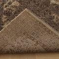 Vintage Isparta Turkish Area Rug 5x9 ft — Gray & Brown Distressed