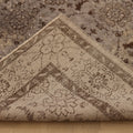 Vintage Isparta Turkish Area Rug 6x10 ft — Gray & Brown Floral (No. 40109)