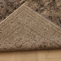 Vintage Isparta Turkish Area Rug 6x9 ft — Gray & Brown Distressed